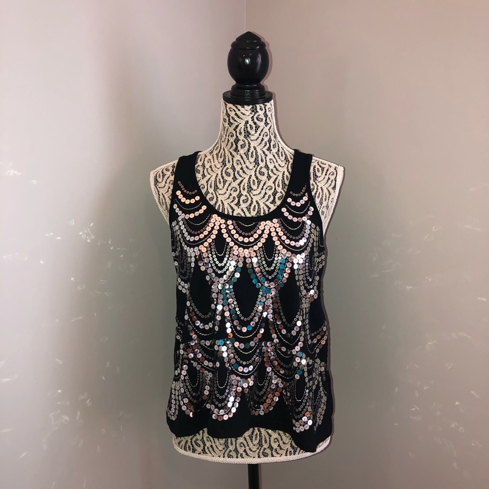 Almost Famous Sequin Tank Top